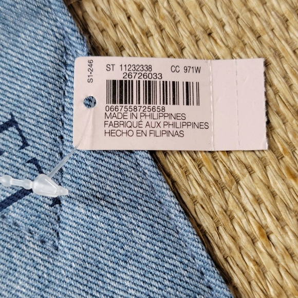 Victorias Secret Straw Beach Tote Weekender Travel Bag VS Logo Magnetic Snap New - Picture 4 of 5